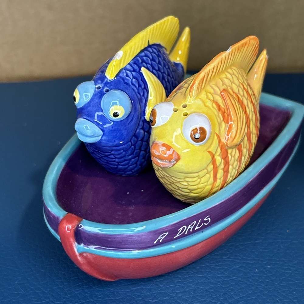 Salt And Pepper Fish In Boat
